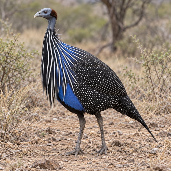 vulturine guineafowl