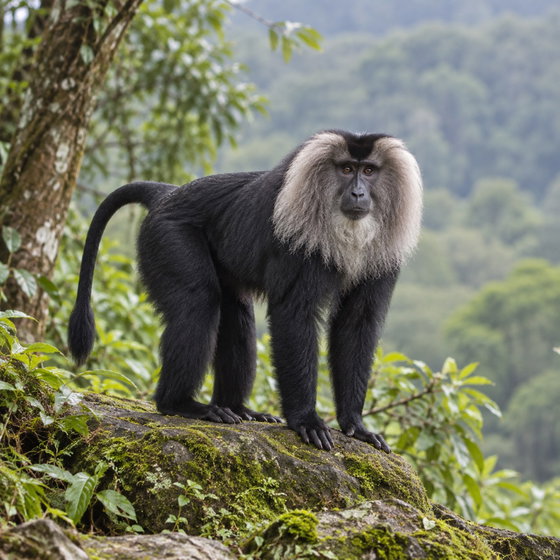 lion-tailed macaque