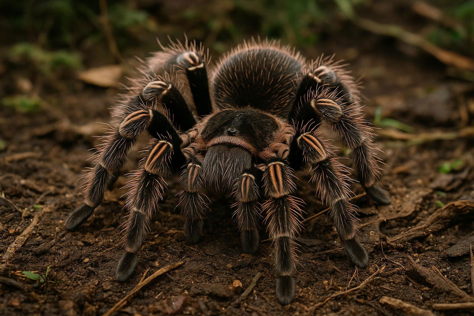 Brazilian salmon pink tarantula