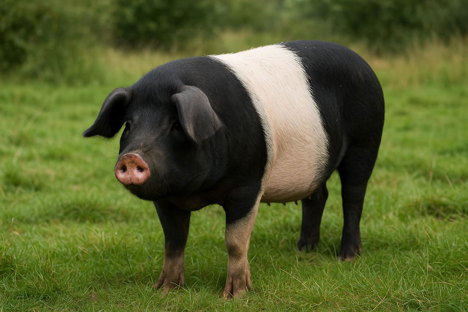 British saddleback