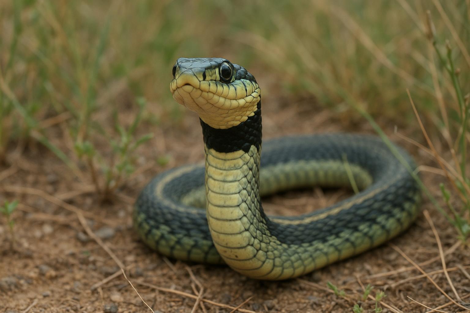 black-necked garter snake