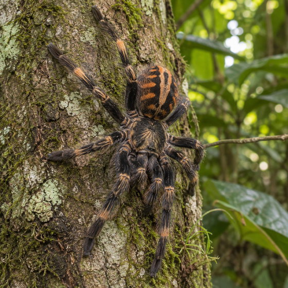 Venezuelan suntiger tarantula
