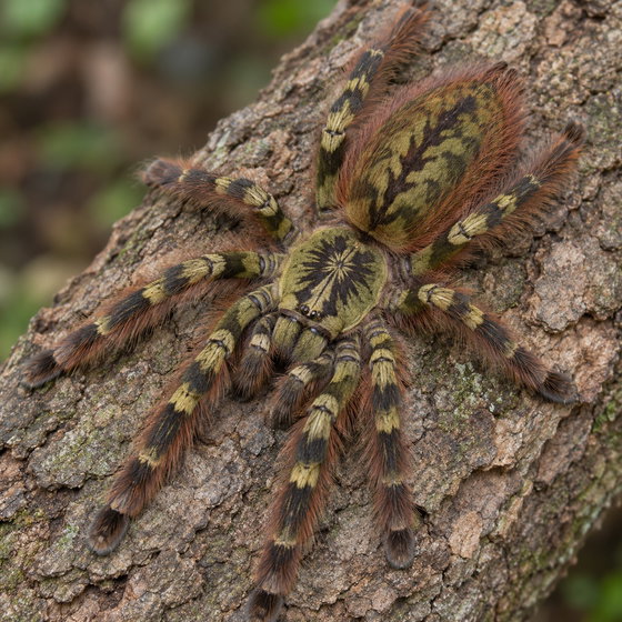 red slate ornamental tarantula