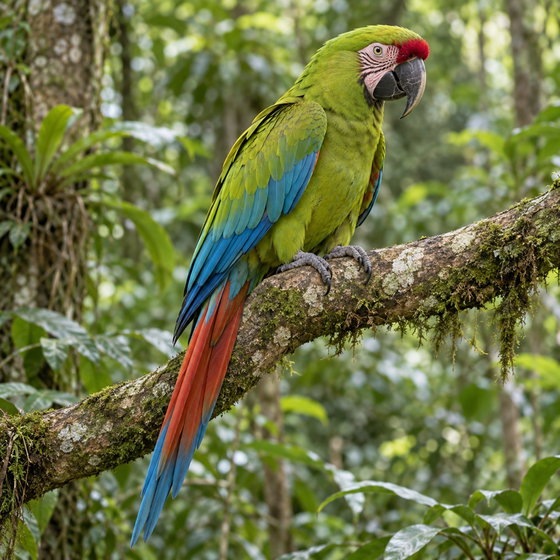 great green macaw