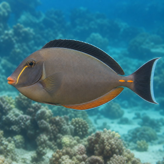 orangespine unicornfish