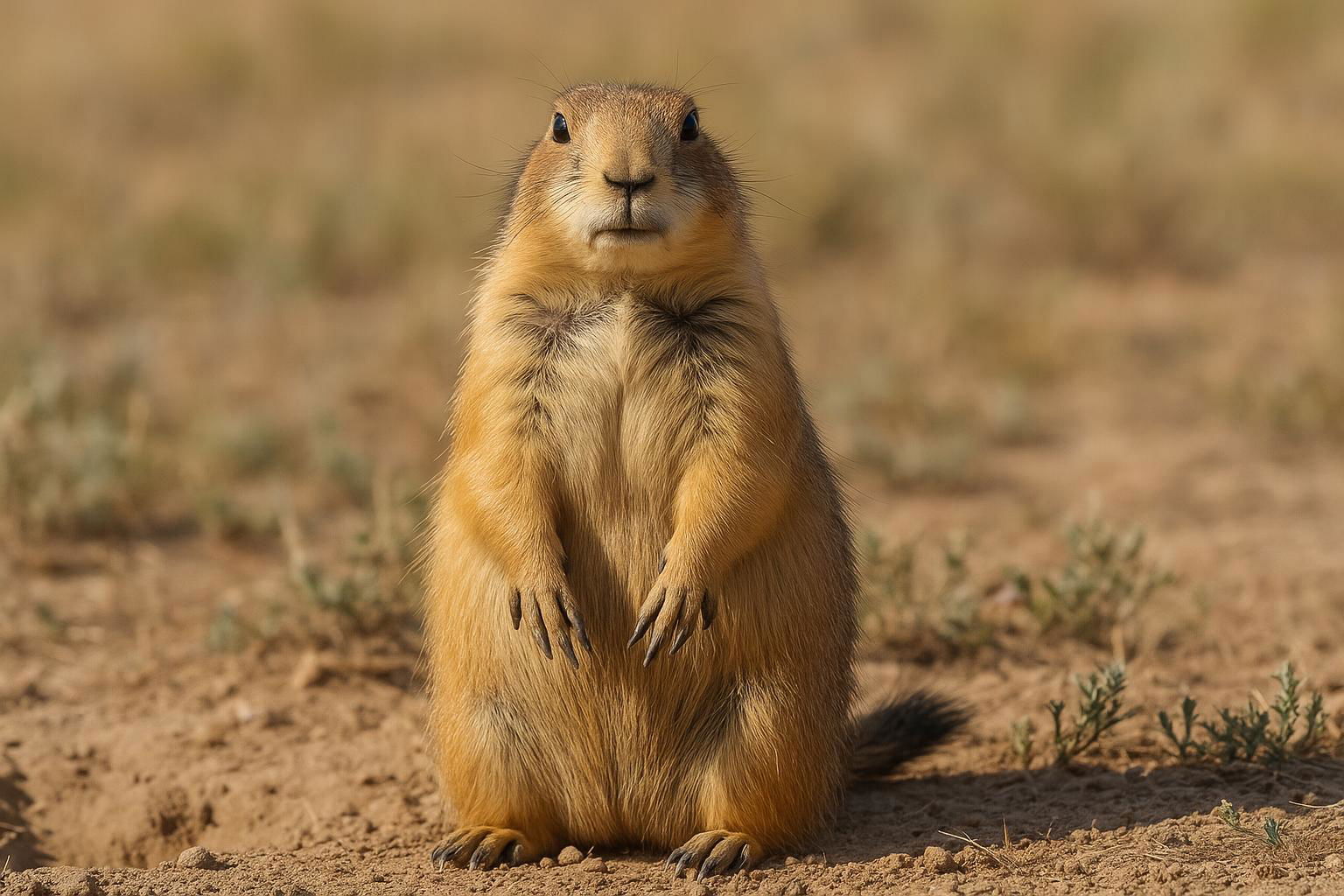 black-tailed prairie dog