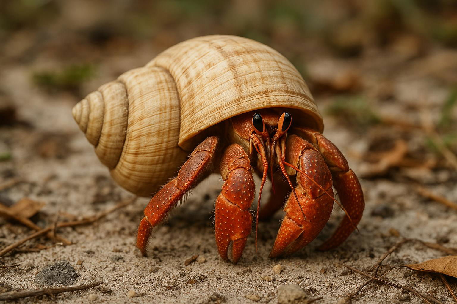Caribbean hermit crab