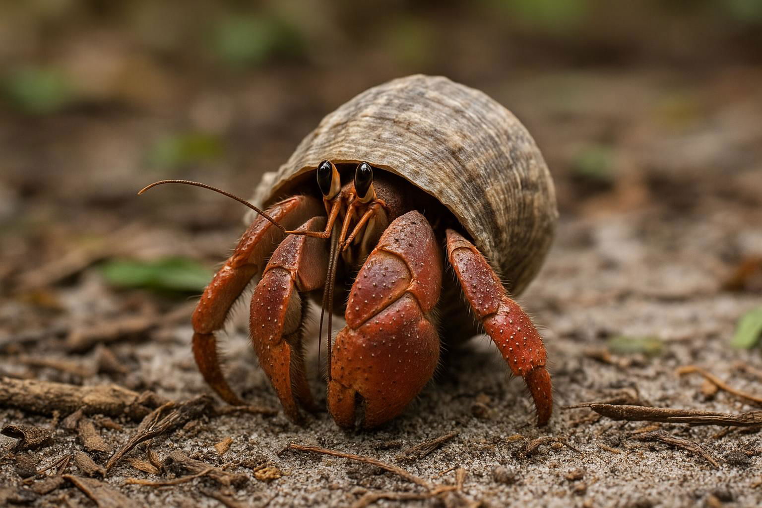 Indonesian hermit crab
