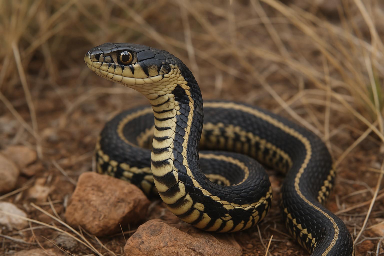 Mexican blackbelly garter