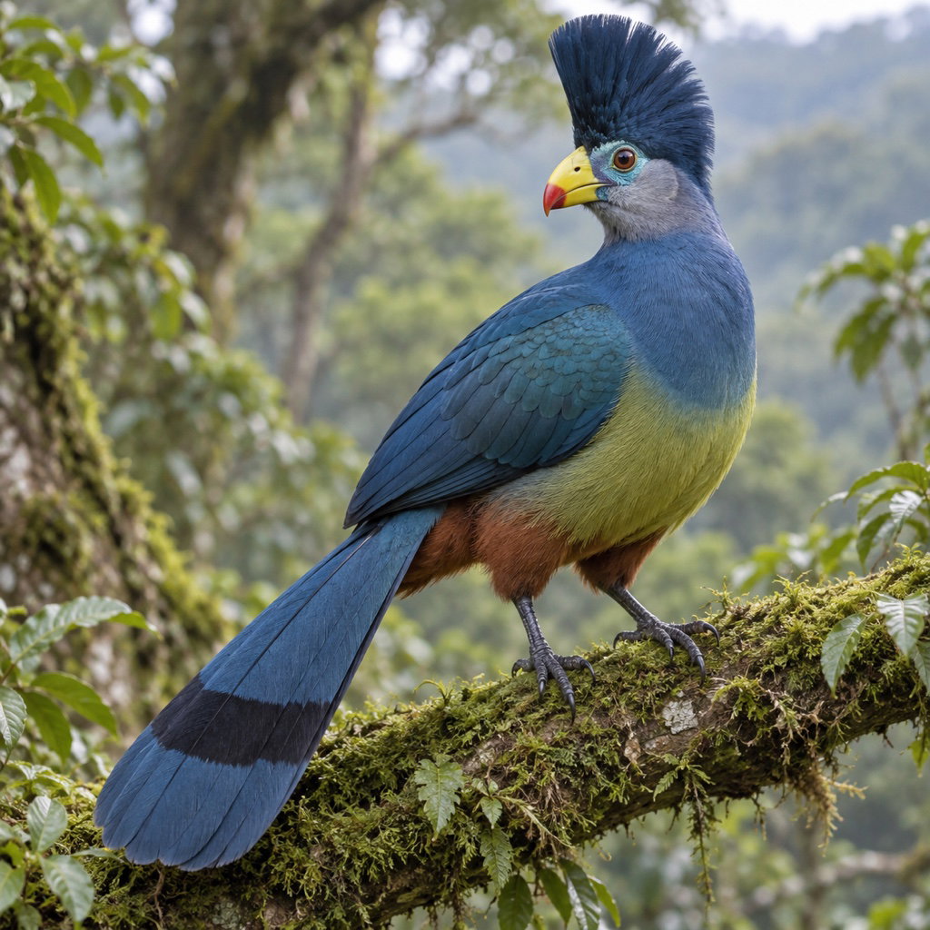 great blue turaco