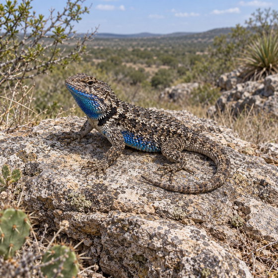 blue spiny lizard