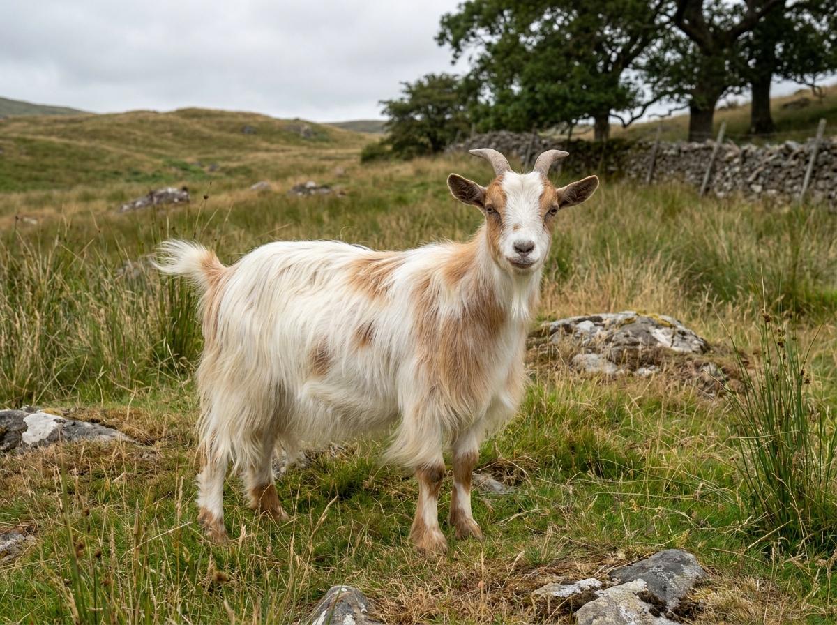 Miniature Silky Fainting Goat
