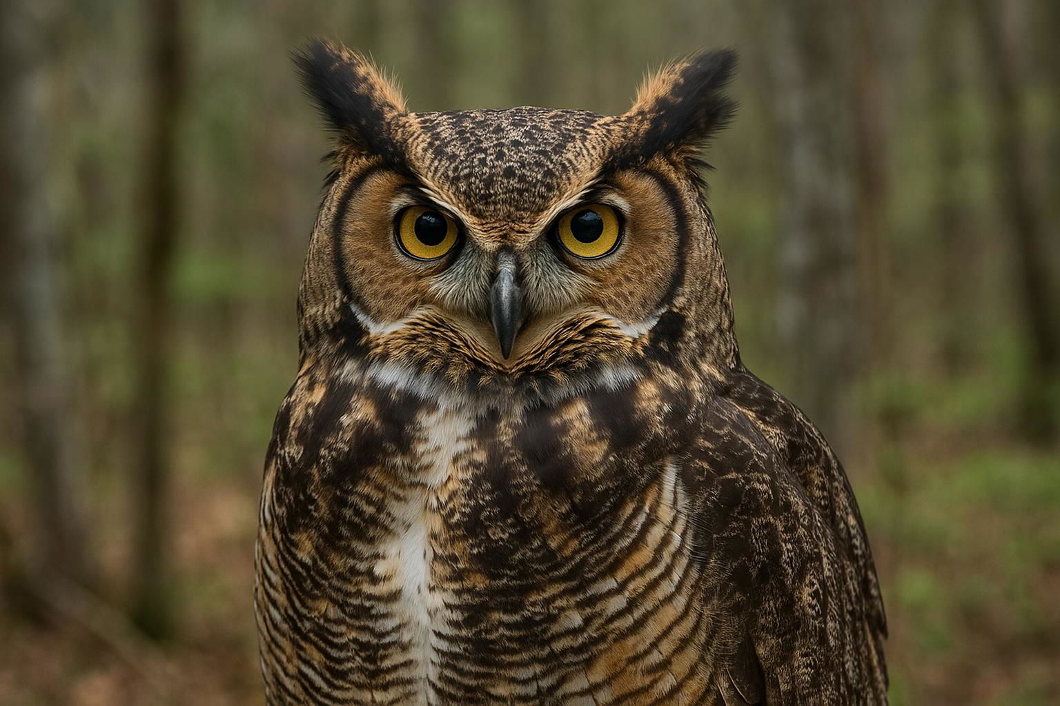 great horned owl