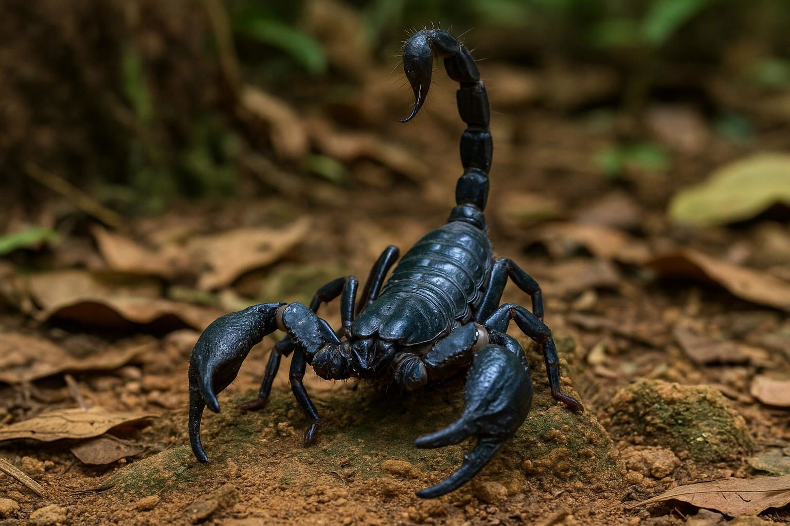 Asian forest scorpion