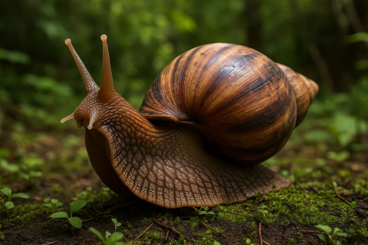 Giant african land snail