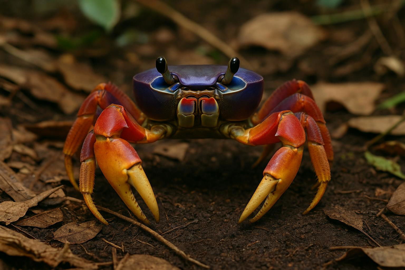 rainbow land crab