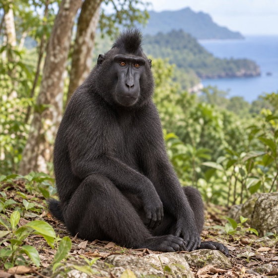 Sulawesi crested macaque