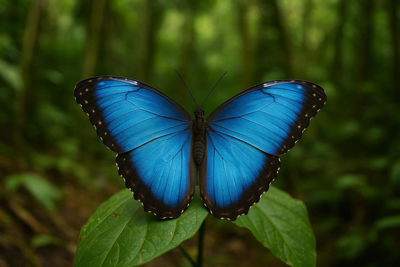 blue morpho butterfly