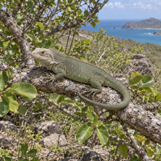 Lesser Antillean iguana