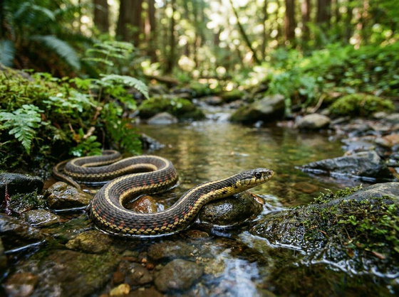 aquatic garter snake