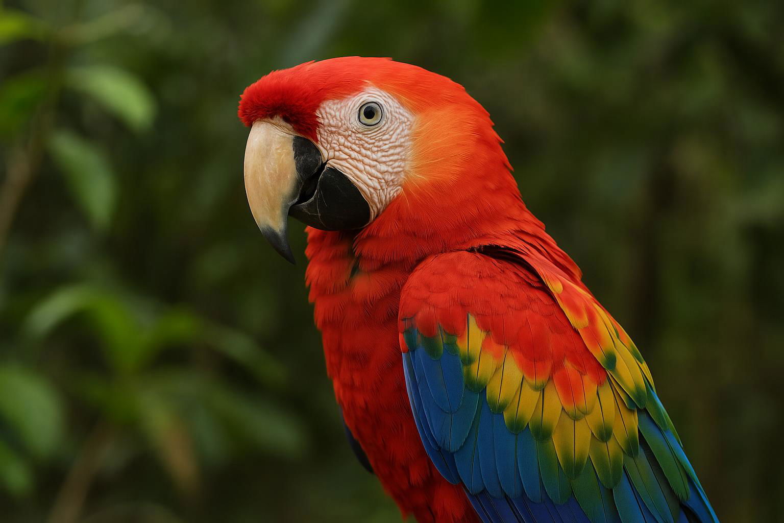 scarlet macaw