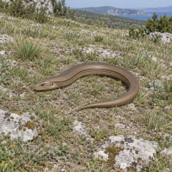 European glass lizard