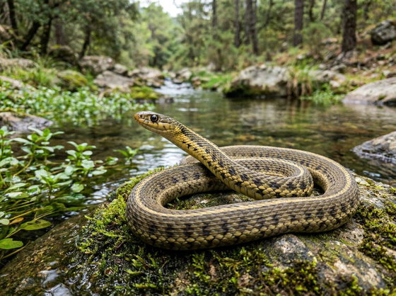 Mexican garter snake