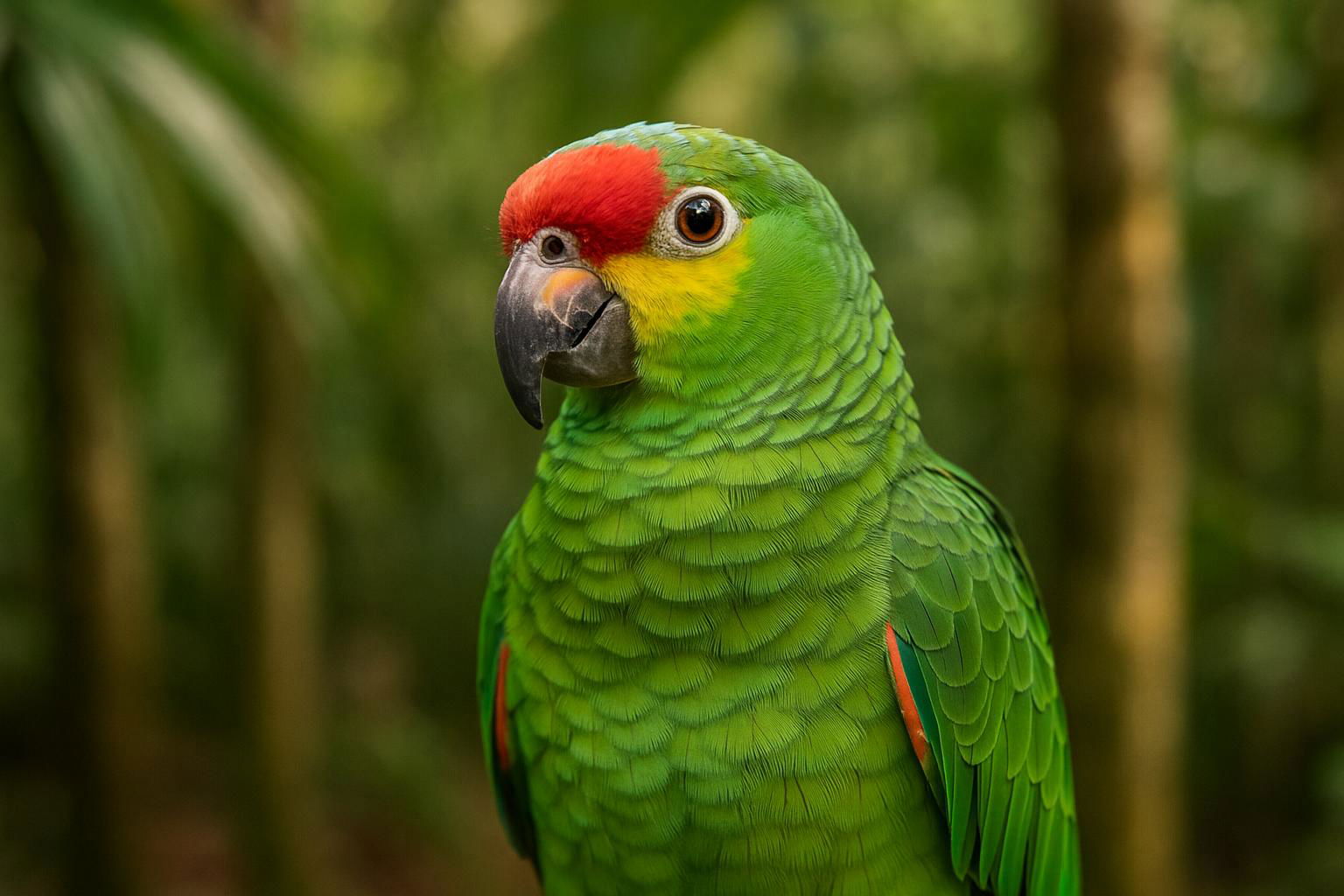 red-lored amazon