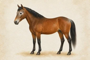 Gray horse over a Bay base