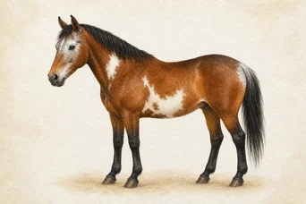 Bay · Frame · Gray · early stage horse