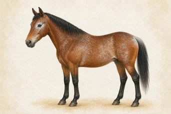 Bay · Classic Roan · Gray · early stage horse