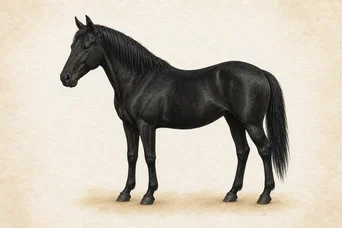 Black horse
