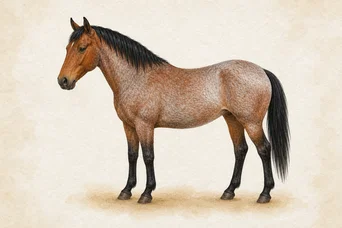 Bay · Classic Roan horse