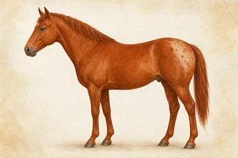 Illustration: Chestnut Anchor · One Leopard Complex copy · Without PATN1 · Subtle or minimal · Later expression horse