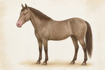Classic Champagne · Without primitive markings horse