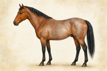 Restrained Classic Roan · Bay horse